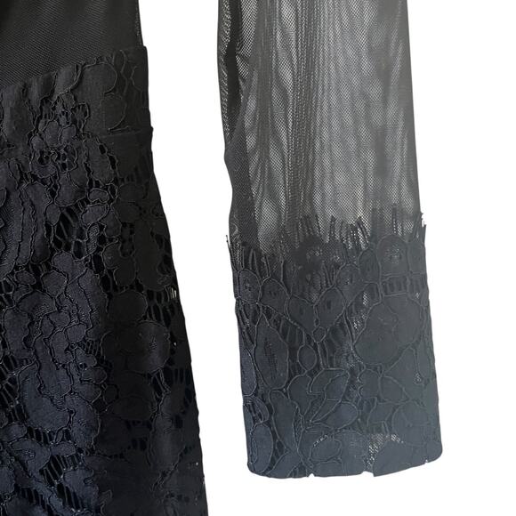 Karina Grimaldi Olivia Black Lace Mini Dress Size XS - Picture 7 of 12